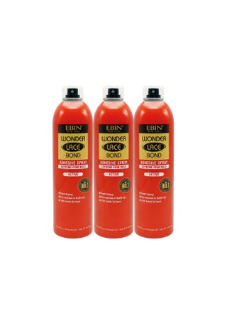 EBIN NEW YORK Wonder Lace Bond Adhesive Spray Active 3Pack  Extreme Firm Hold 608oz180ml  Active Use Fast Drying No Residue No BuildUp  AllDay Hold for Daily Wig Application - pzsku/Z468D0491BD4351C2E16FZ/45/1746230273/e4efb02f-e32f-4667-9f0e-7da8cea89244