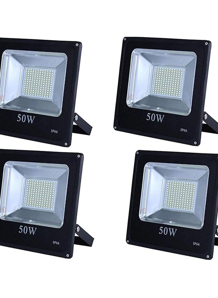 كشاف خارجي ال اي دي 50 واط اصفر 4 قطع