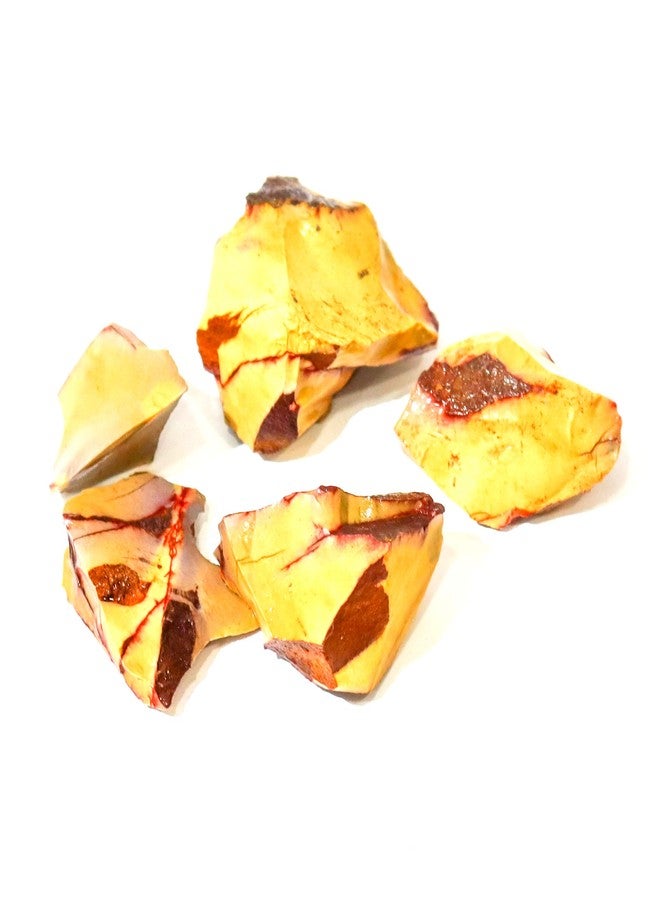 Marka 20 Gram Natural Mookaite Jasper Rough Specimens, Polishing, Tumbling, Cabbing Crystal Rough Stones for Reiki Healing and Crystal Healing Stones - Image 1