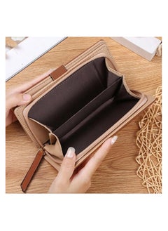 Generic Wallet for Women Long Slim Minimalist Wallet Ladies Women Purse Large Capacity Pu Leather Credit Card Holder  - Image 3
