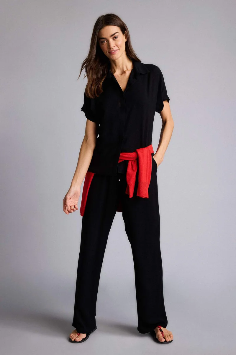 ديفاكتو Wide Leg Wide Leg With Pockets Belmando Trousers