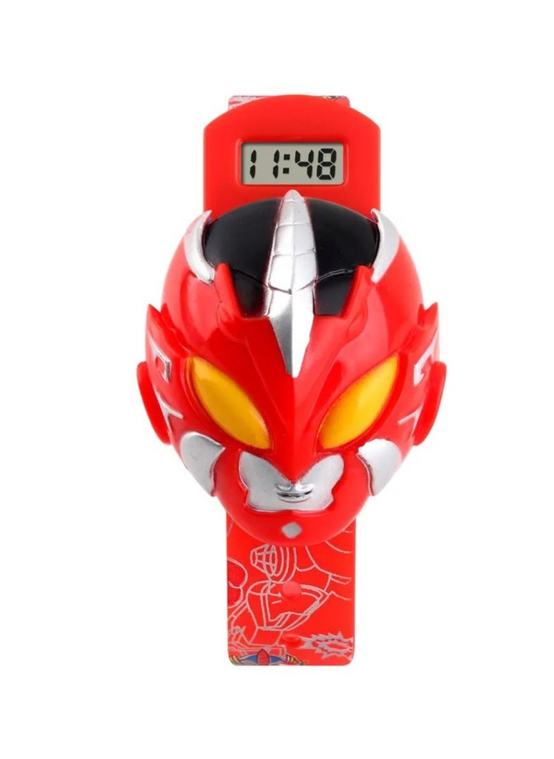 Generic - Casual Digital Wrist Watch For Boys 1239 Red - Image 1