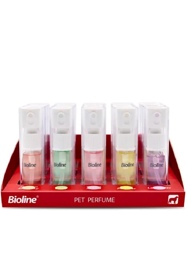 Bioline عطر الحيوانات الأليفة - 10 مل (عبوة من 15)