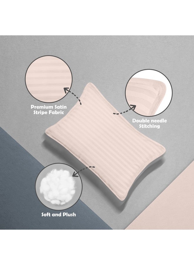 Utopia Bedding Toddler Pillow (Light Pink 2 Pack) 13X18 Pillows For Sleeping Soft And Breathable Cotton Blend Shell Small Kids Pillow Perfect For Toddler Bed And Travel (Intended For Age 2 And Up) - Image 3