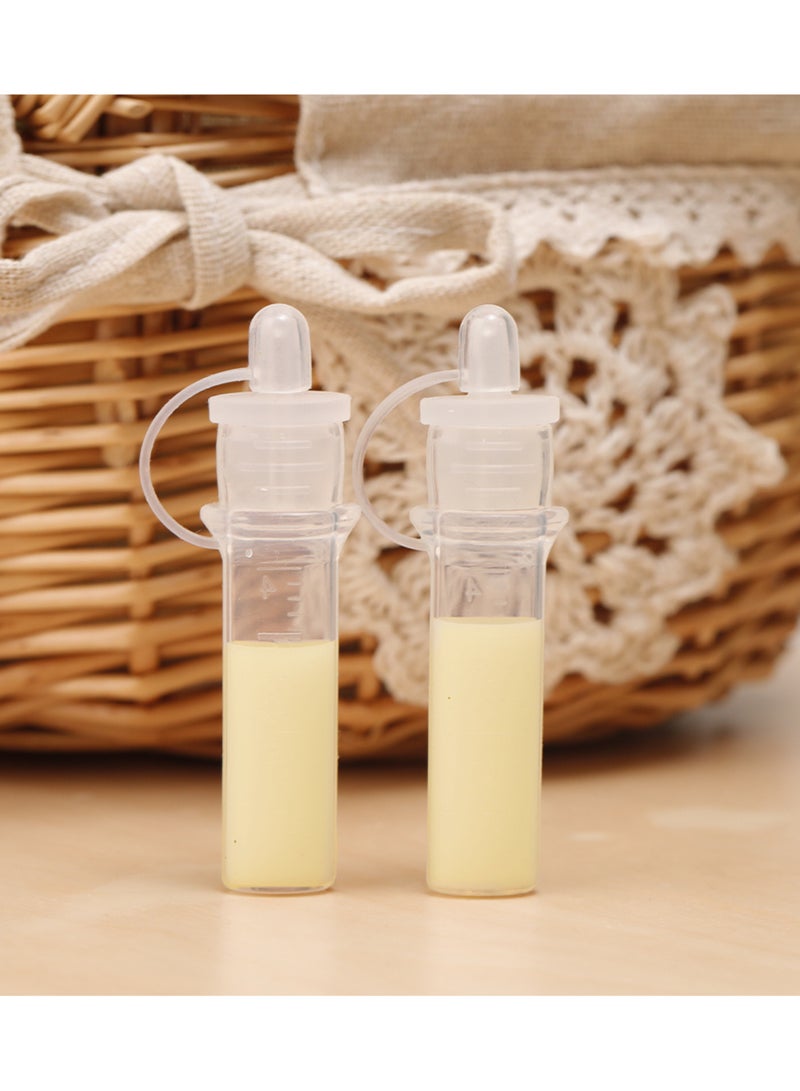 haakaa Silicone Colostrum Collector Set 20ml (2 Pack) – Breast Milk Collection Syringes for Newborn Feeding & Breastfeeding - Image 5