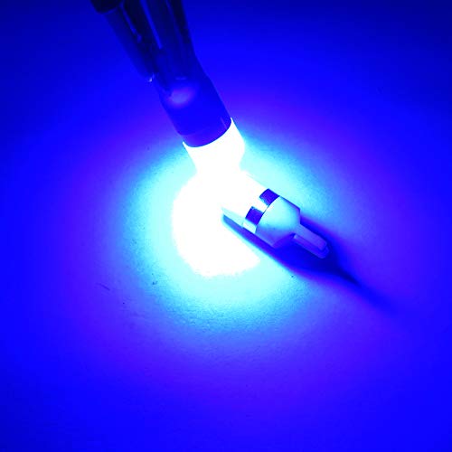 WLJH Extremely Bright Blue Instrument Cluster Panel Gauge Dash Bulbs + Climate Control Lights + Clock Light Led Kits for Lexus IS300 2001-2005, Pack of 12 - Image 3
