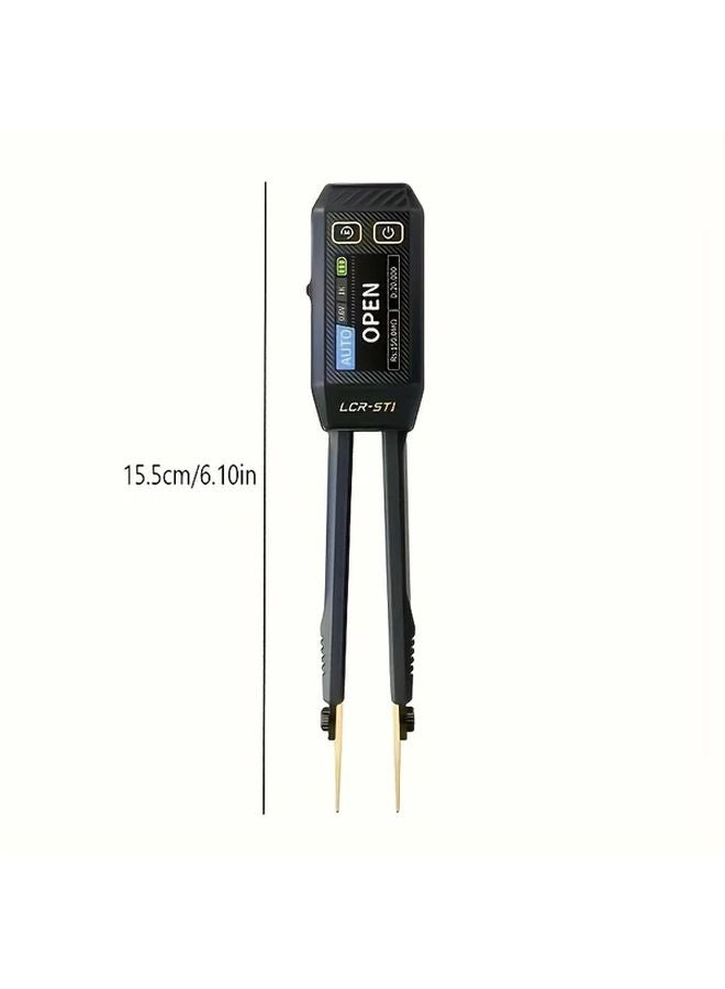 LCR ST1 Smart Bridge Tweezer Auto Multimeter For SMD ESR Resistance Capacitance Inductance Test - Image 3