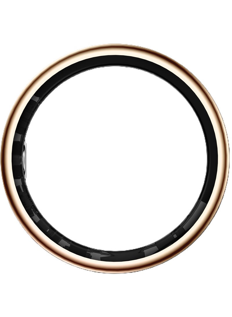 general Smart Ring SR16 for Heart Rate Monitoring, Blood Oxygen Monitoring, Sleep Monitoring, Motion Detection, Multi-Functional Display, All-Weather Protect Your Health with Caller ID reminder, IP68 Waterproof, GOLD  No.11, Internal Diameter: 20.7mm, Perimeter: 64.9mm - Image 2