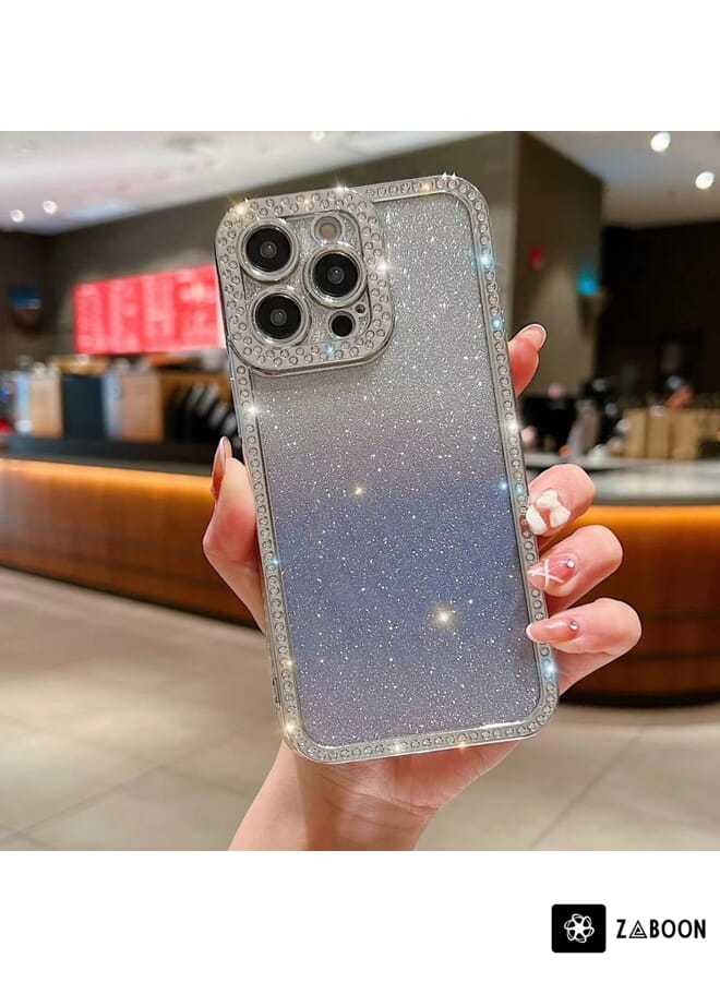 Zaboon Protective Case For iPhone 11 Diamond Gradient Glitter Plated TPU - Image 1