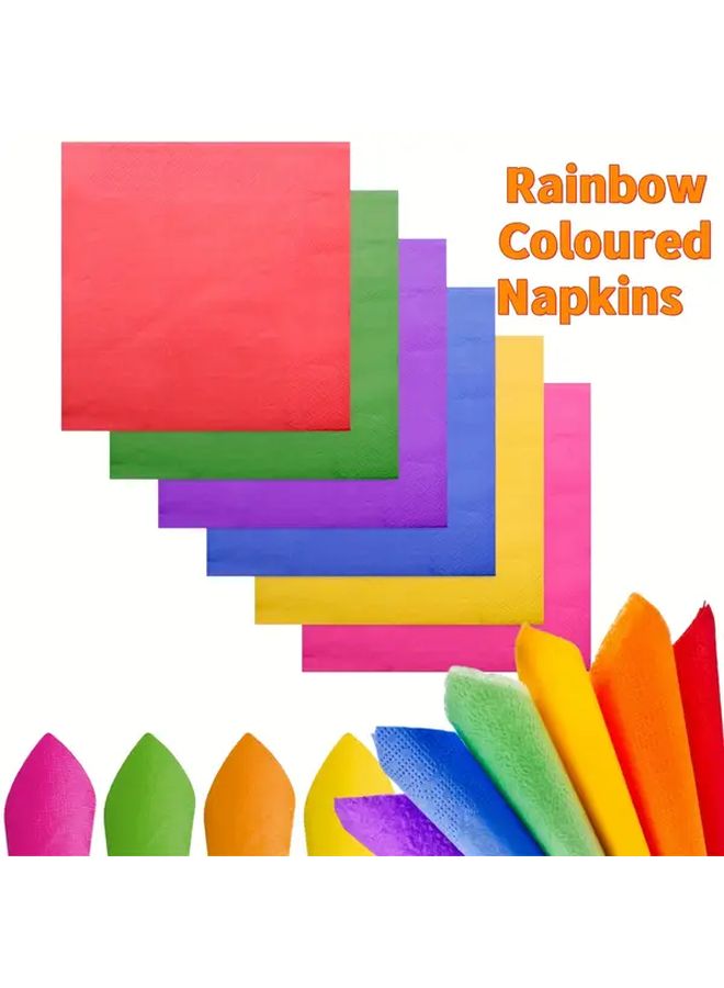 20 Pcs Blue Disposable Paper Napkins For Parties Weddings Birthdays Cocktails - Image 1