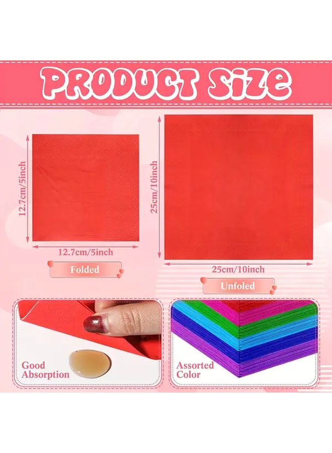 20 Pcs Blue Disposable Paper Napkins For Parties Weddings Birthdays Cocktails - Image 2