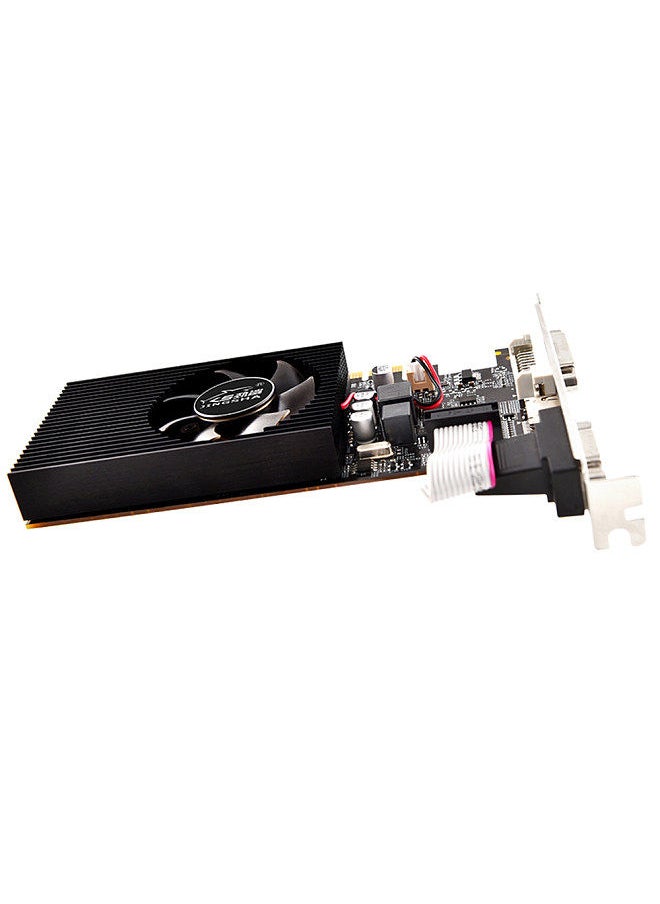 JINGSHA - GT730 Graphics Card 4GB/GDDR3/128bit Memory 700MHz Core Frequency Compatible with VGA+DVI+HDMI Ports for Office Game - Image 1