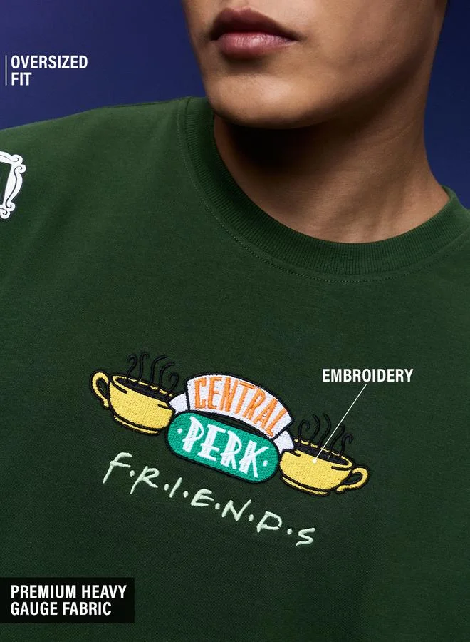 The Souled Store  Men FRIENDS Central Perk Graphic T-Shirt with Short Sleeve for Men | Best Price UAE