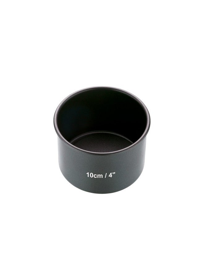 Master Class - Masterclass Kcmchb30 10 Cm Deep Cake Tin With Pfoa Non Stick And Loose Bottom 1 Mm Carbon Steel 4 Inch Mini Round Pan Grey - Image 1