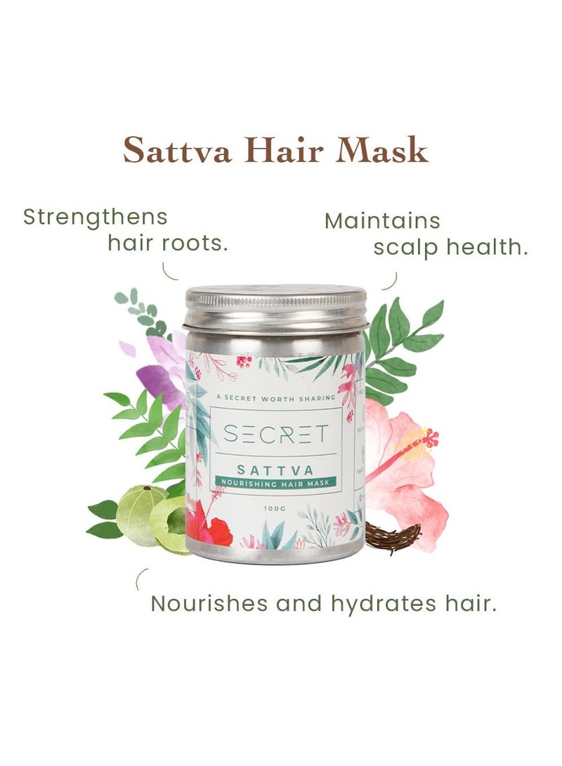 سيكريت قناع الشعر المغذي السري يغذي ويرطب الشعر ويقوي إصلاح تلف الجذور 100 جرام - Image 2