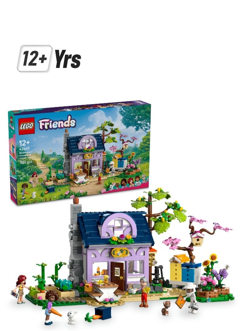 LEGO Friends Beekeepers’ House & Flower Garden 42669 Building Set (1161 Pieces) - Image 1