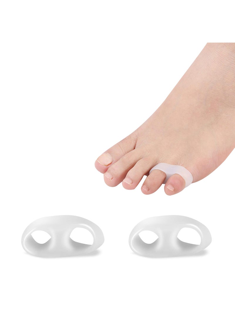 Sweet seven مصحح بونيون خياط من السيليكون - 5 أزواج مع 2 حلقة، فاصل أصابع القدم الصغيرة للأصابع المتداخلة، تخفيف ألم البونيونيت - Image 1