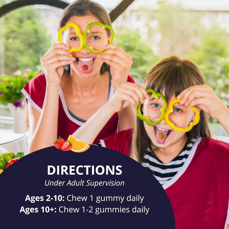 NuBest Probiotics Gummies for Digestive Gut Health  Immunity with 5 Billion CFUs  No Added Sugar  Yummy Strawberry  Orange Flavors  60 Premium Vegan Gummies for Kids  Teens - Image 4