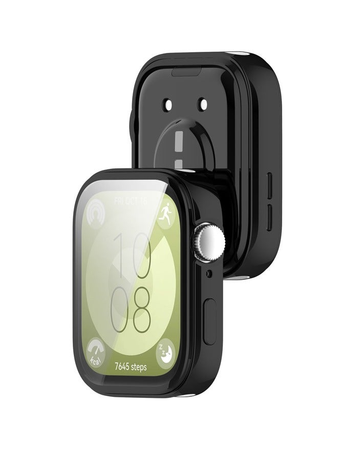 Suitable for HUAWEI Watch Fit 3 TPU Shockproof Protective Case Black  - Image 2