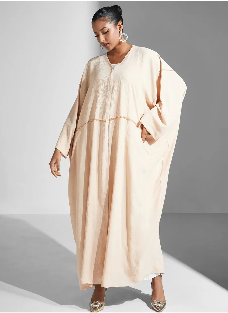 Aara Embellished Knitted Abaya