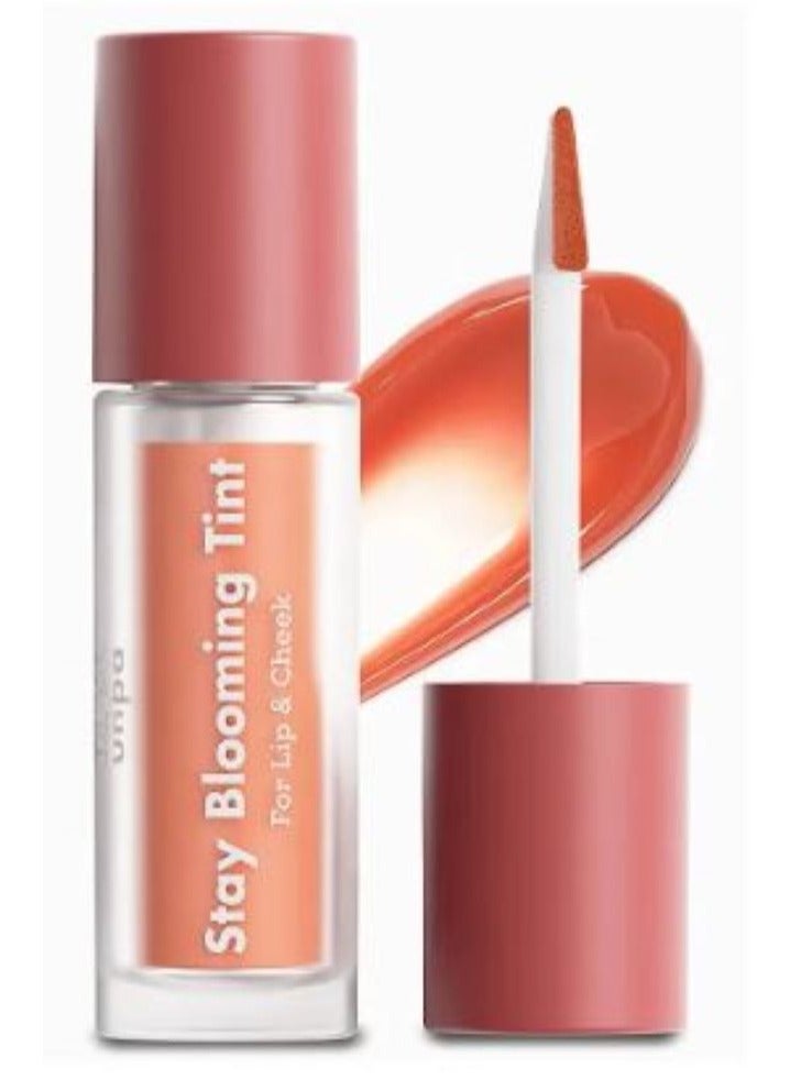 unpa Bubi Bubi Lip & Check 2 Blooming Tint Hydrangea Coral 3.5Ml - Image 1