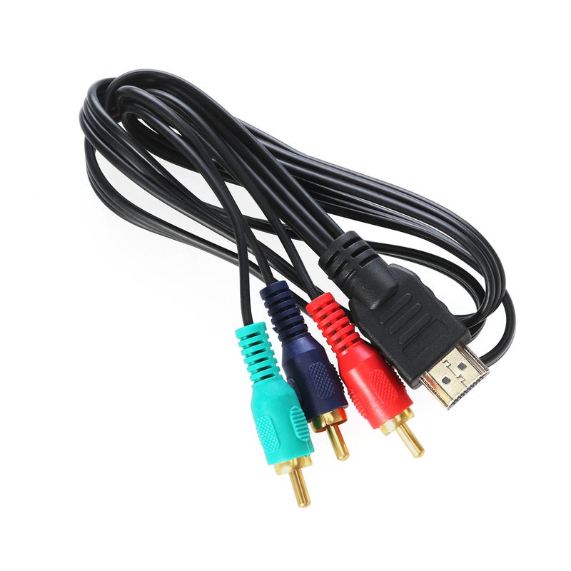 📱 كابل تحويل من HDMI إلى 3 RCA صوت وفيديو بطول 1 متر 1080 بكسل - Image 4