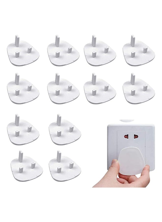 SKY-TOUCH - SKY-TOUCH 12pcs per Pack Baby Proofing Plug Covers, White Outlet Covers Safety Covers, Electrical Protectors for your Child and Babies at Home - Image 1