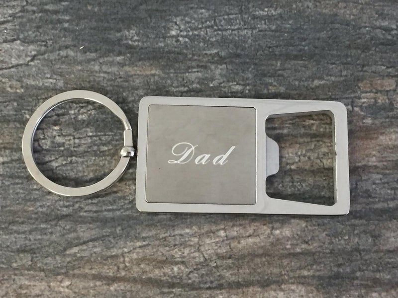 Infinity Collection Dad Stainless Steel Keychain, Father Gift, Dad Bottle Opener, I Love You Dad Keychain Makes for Dads - Image 2