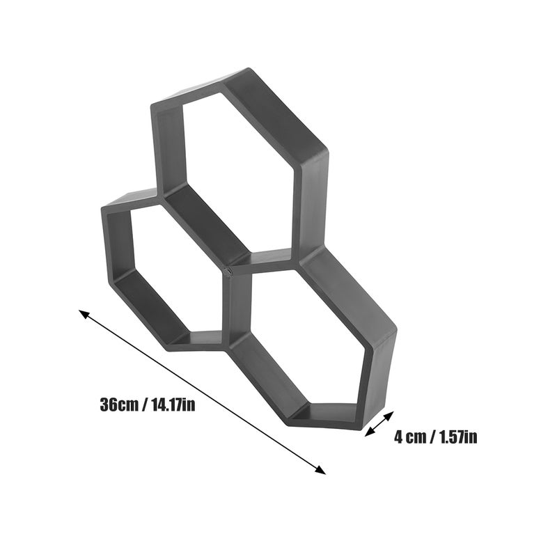 Paving Pavement Concrete Mould Stepping Stone Mold Garden Lawn Path Paver Walk - Image 5