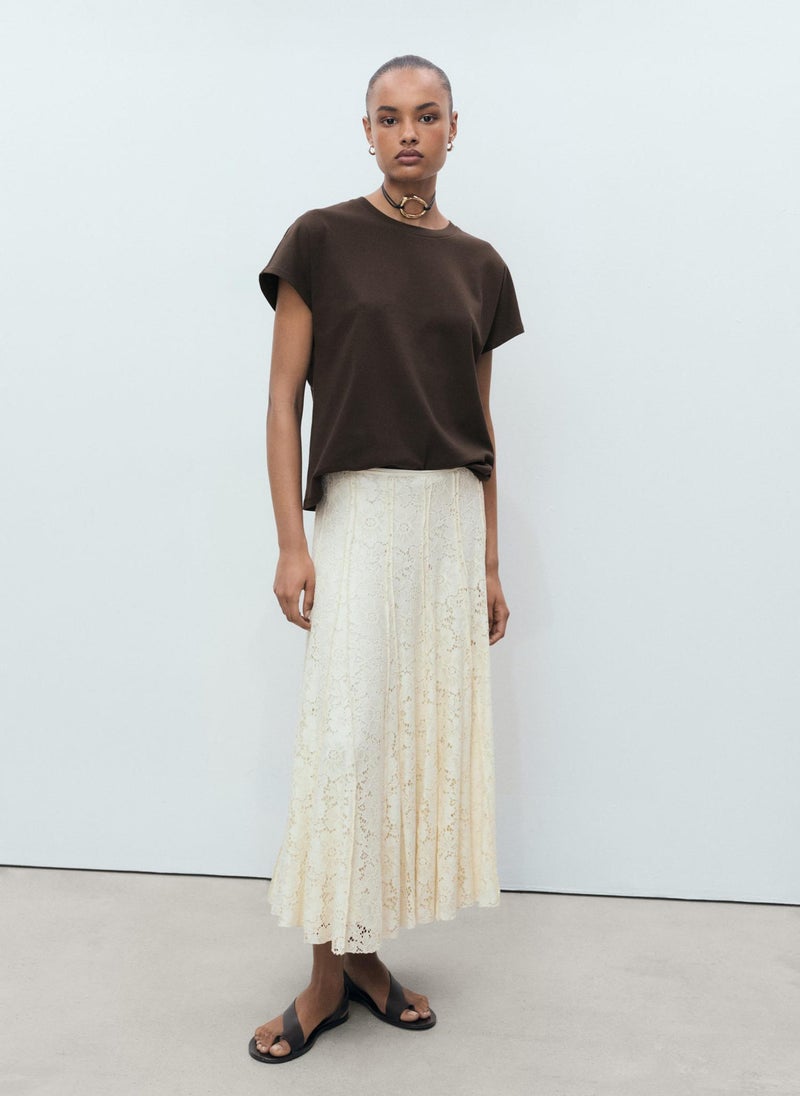MANGO Round Neck Short Sleeve T-Shirt  - Image 4