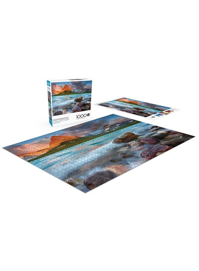 Buffalo Games Glacier Sunrise 1000 Piece Jigsaw Puzzle - Image 5