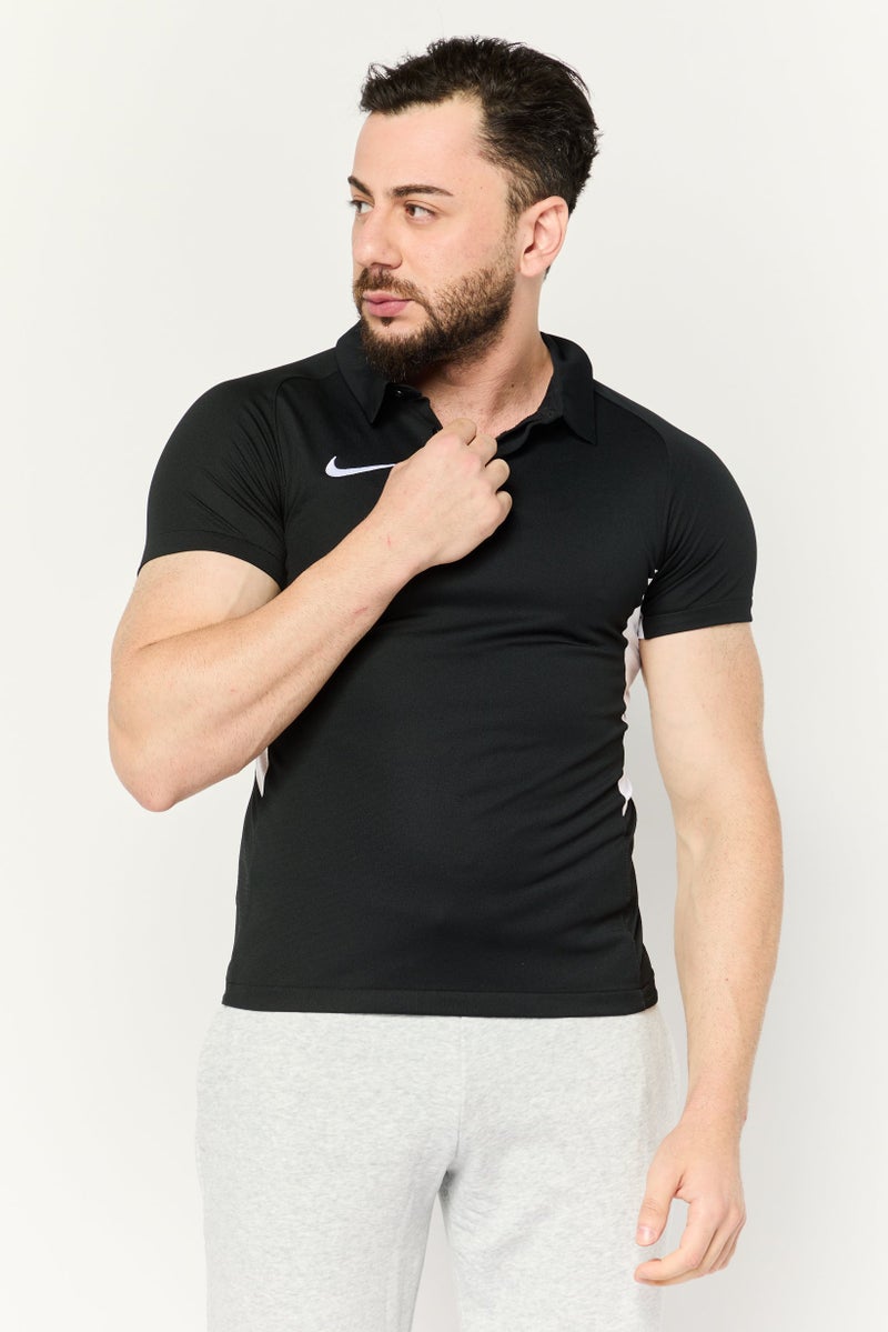 Nike Men Sportswear Fit Short Sleeves Running Polo, Black - Image 1