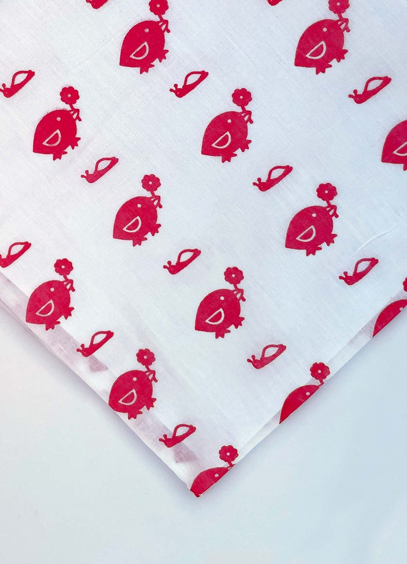 Chibby Swaddle - Swaddles for new born baby, 100% Cotton, ultra soft, multipurpose, comfortable swaddle-wrapper (Red) - Image 3