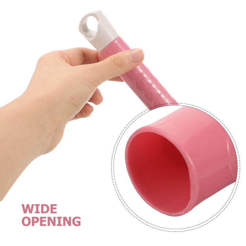2Pcs Pink 22Mm Broom Handle Grip Replacement Plastic Sleeve End Caps For Mop Rod - Image 3
