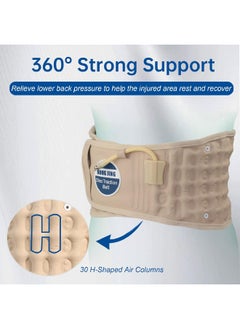 HONGJING Physical Decompression Back Belt Lumbar Support For Back Pain Relief- Lower Back Traction Device For Men Women 29-49 Waist  - Image 5