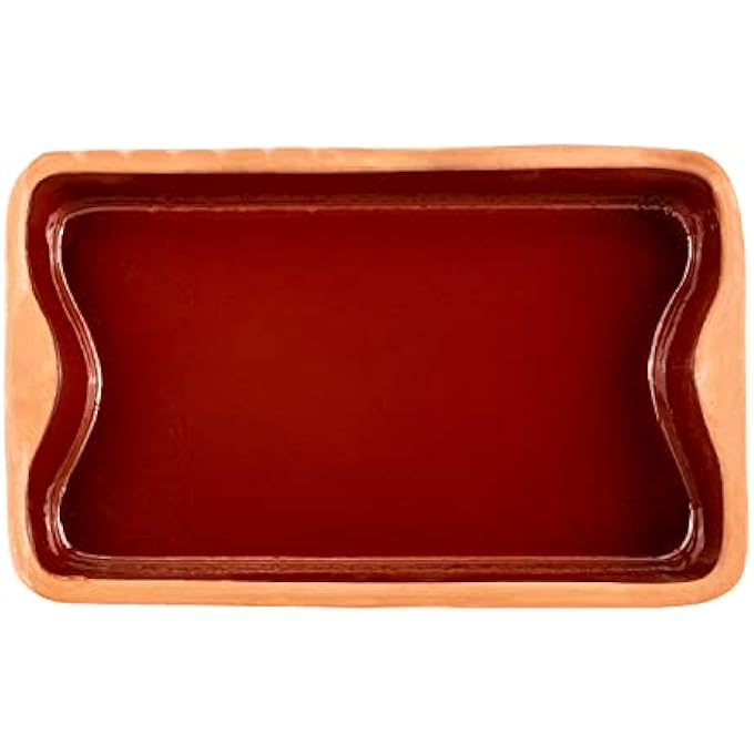 ريحني مستطيل طينية بحجم 23 سم × 38 سم × 8 سم لون الطين - Image 3