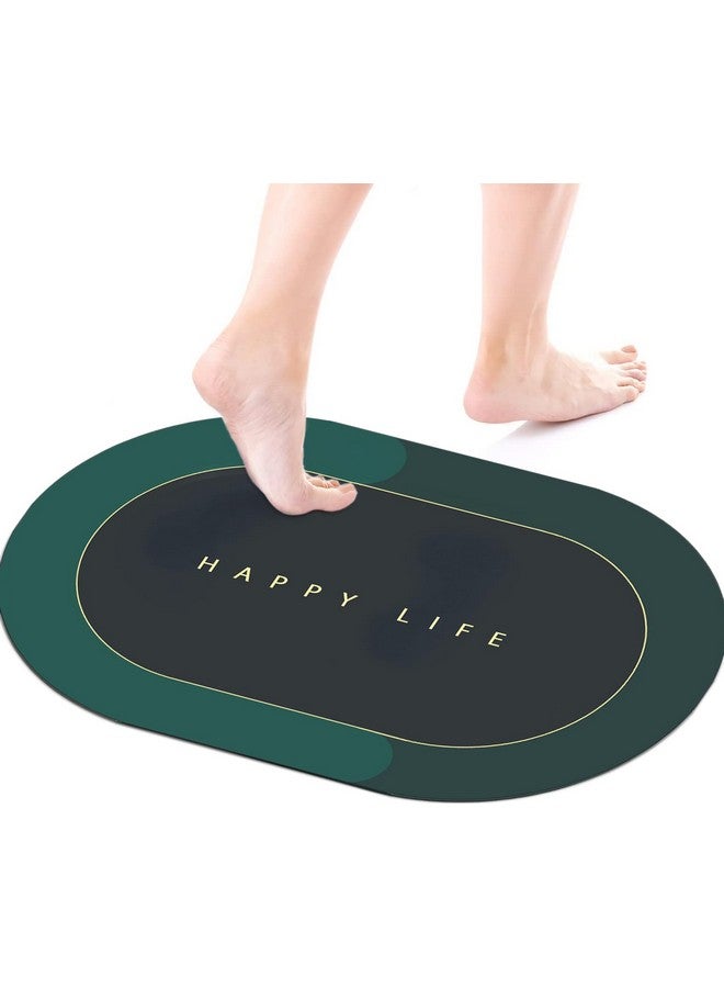 STATUS CONTRACT Happy Life Water Absorbing Mat for Bathroom Quick Dry Rubber Backed Anti-Slip Floor Mat Non Slip Mat for Home, Kitchen (38x 58cms) (D4) - Image 3