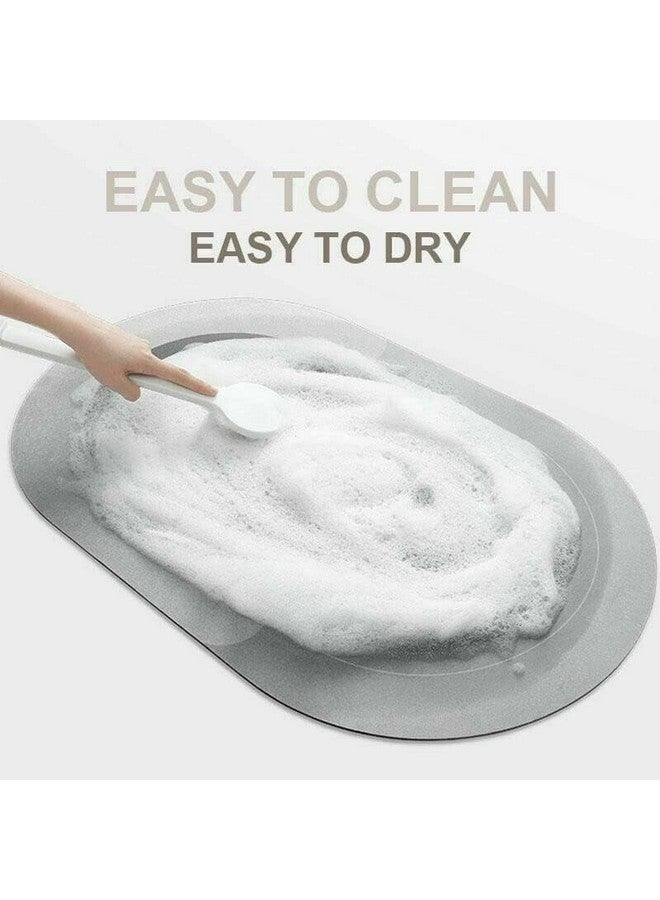 STATUS CONTRACT Happy Life Water Absorbing Mat for Bathroom Quick Dry Rubber Backed Anti-Slip Floor Mat Non Slip Mat for Home, Kitchen (38x 58cms) (D4) - Image 5