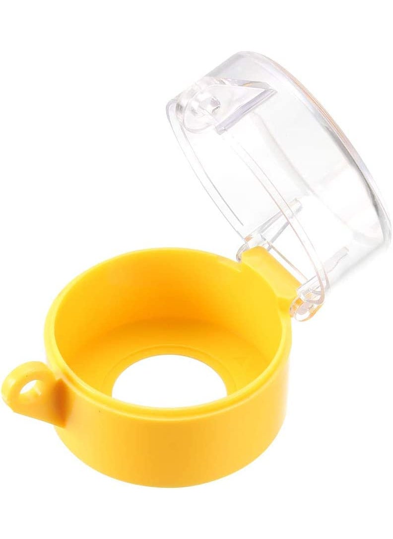 KAMSTEALTH KAMSTEALTH Yellow Plastic Switch Cover Protector for 22mm Diameter Push Button Switch 55x43 2  - Image 1