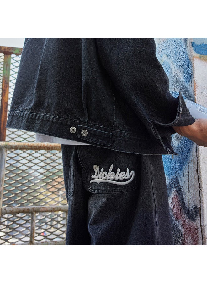 Dickies Oversized Fit Denim Shorts Dk0a87u5 - Image 3