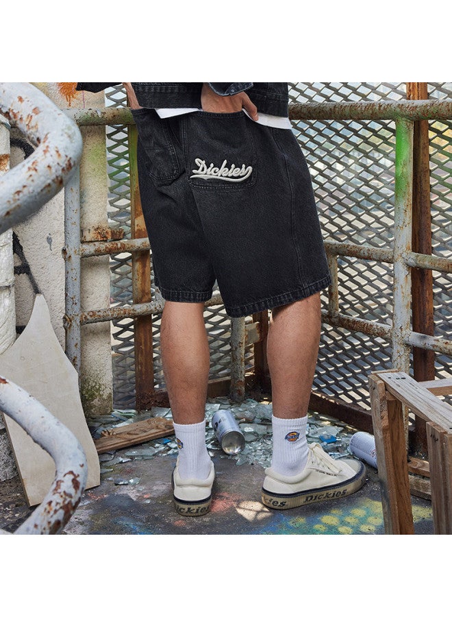 Dickies Oversized Fit Denim Shorts Dk0a87u5 - Image 2