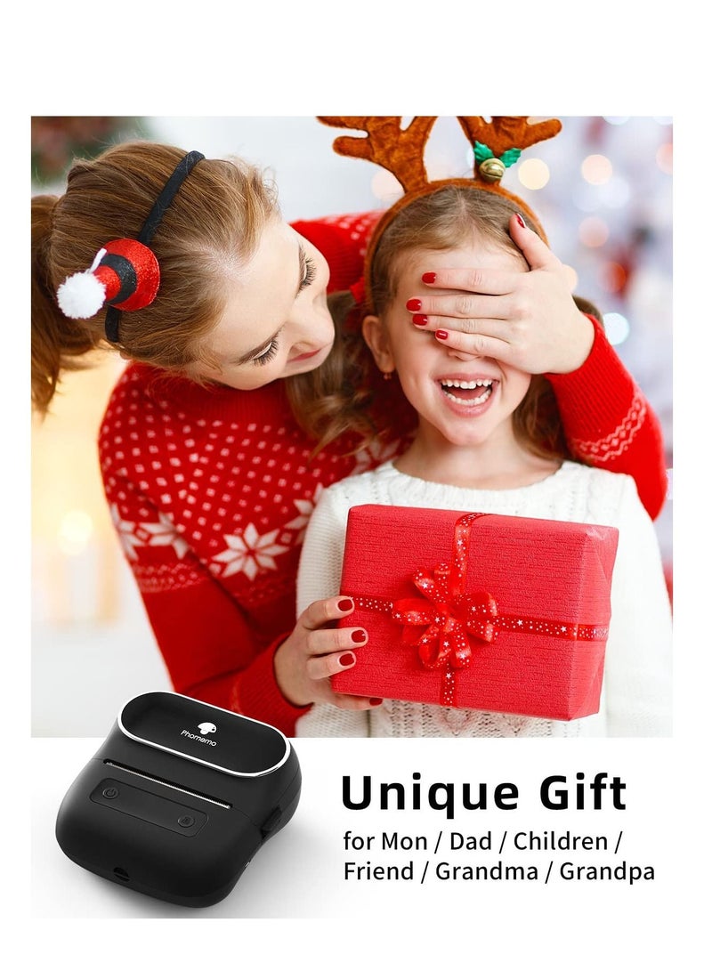 Phomemo M220 Label Maker, 3.14 Inch Label Printer, Bluetooth Thermal Sticker Printer, Compatible with Phone, PC-Color May Vary - Image 4