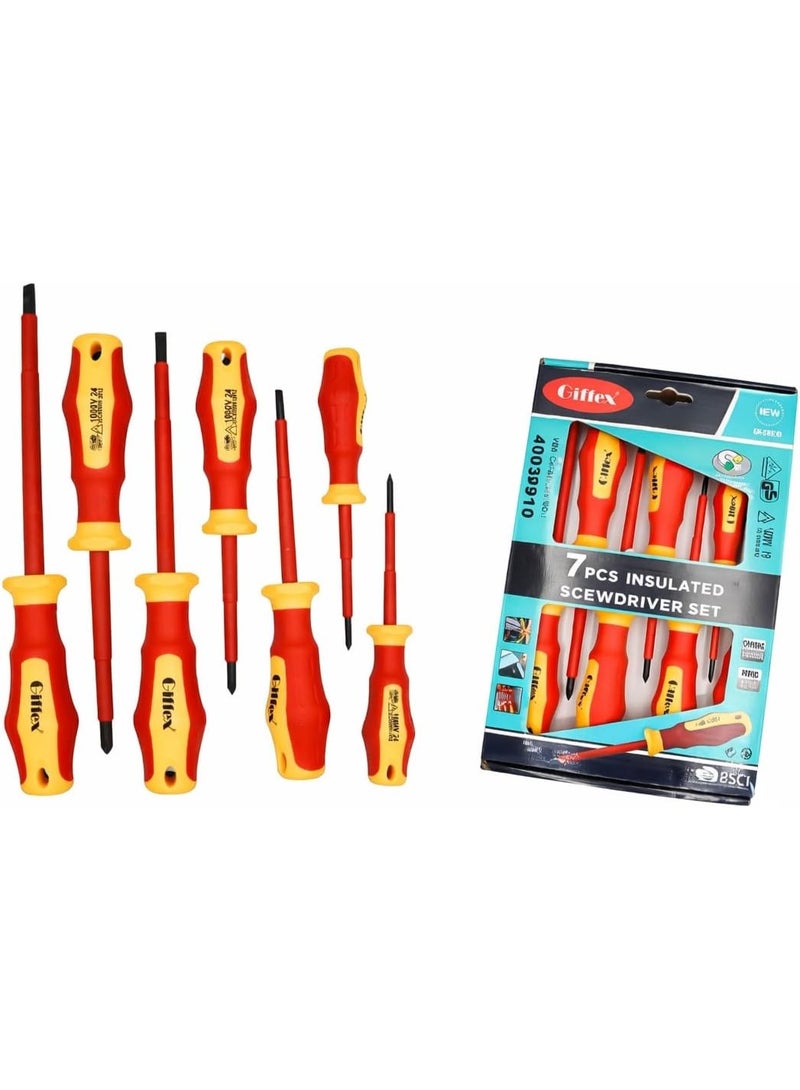 Giffex 7-Piece Insulated Screwdriver Set