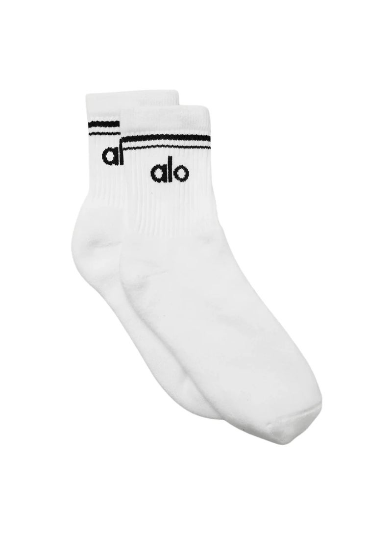 Alo Yoga Meia  Unisex Half-Crew Throwback - Image 3