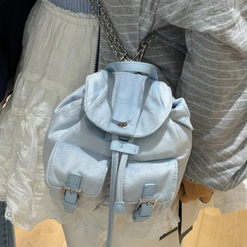Women's Velvet Backpack - Small, Commute - Image 3