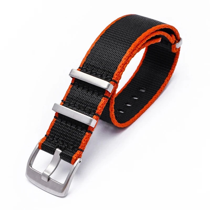 Bluejw Multi-Colors Nylon Watch Strap 18mm 20mm 22mm 24mm Adjustable Canvas Replacement Wristband for Men and Women – Durable, Lightweight & Comfortable - Image 2