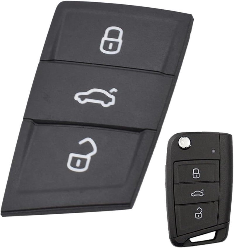 QASULER 3 Buttons Remote Key Fob Case - Image 1