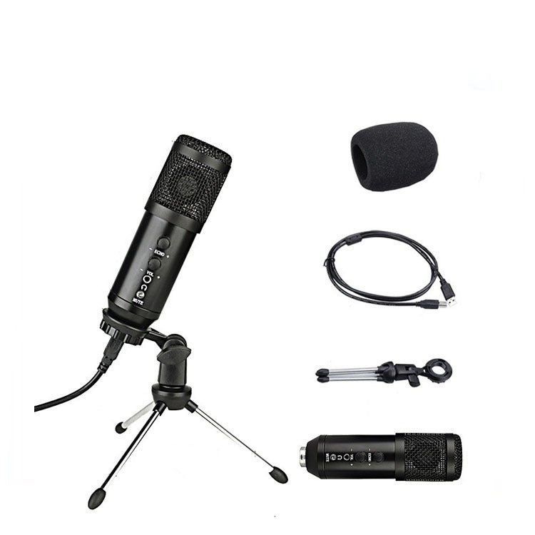 192K/16B Sampling Usb Microphone Rgb Mobile Phone Computer Recording Game Desktop Condenser Microphone Mic - Image 5