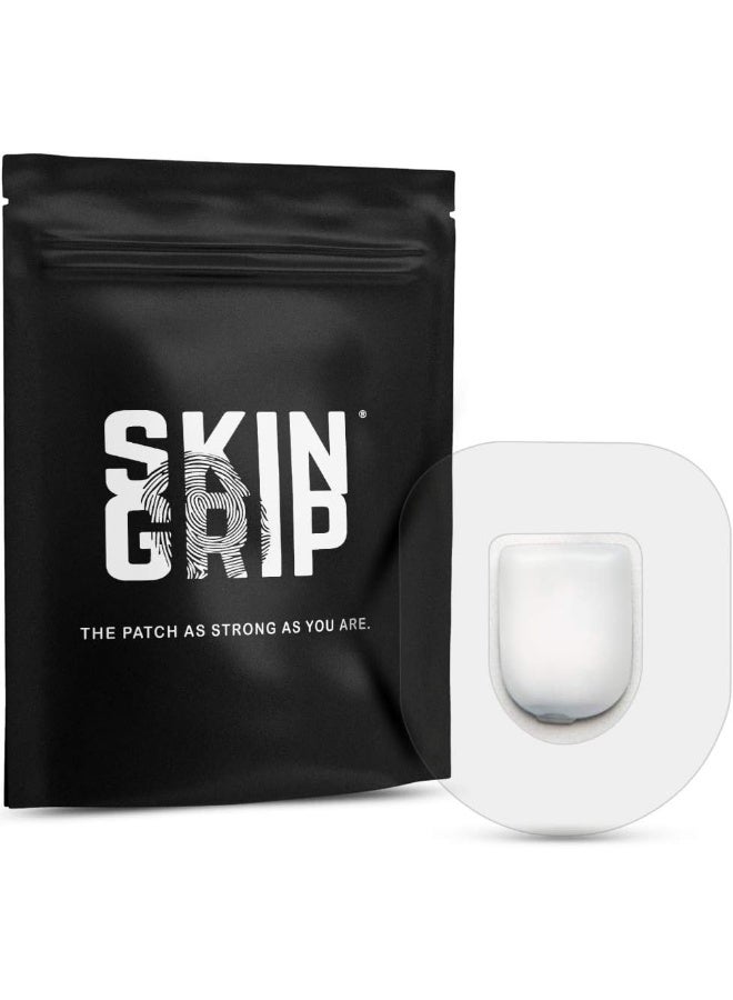 SKIN GRIP Insulet Omnipod Adhesive Patch 20-Pack | Pre-Cut CGM Patches | Premium Continuous Glucose Monitor Protection | Waterproof Tape (Clear) - Image 1