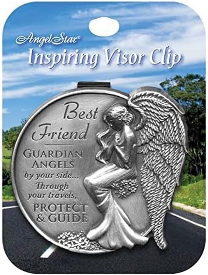 AngelStar Best Friend Guardian Angel Visor Clip - Image 1